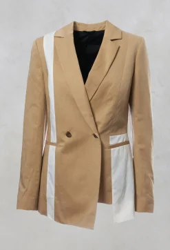 Double Breasted Blazer in Cerotto