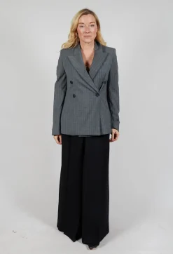 Double Breasted Blazer in Grigio