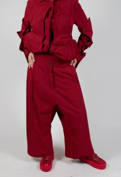 Double Front Trousers in Sunset