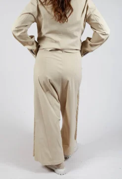 Double Front Trousers in Bone