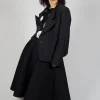 Double Lapel Blazer in Black