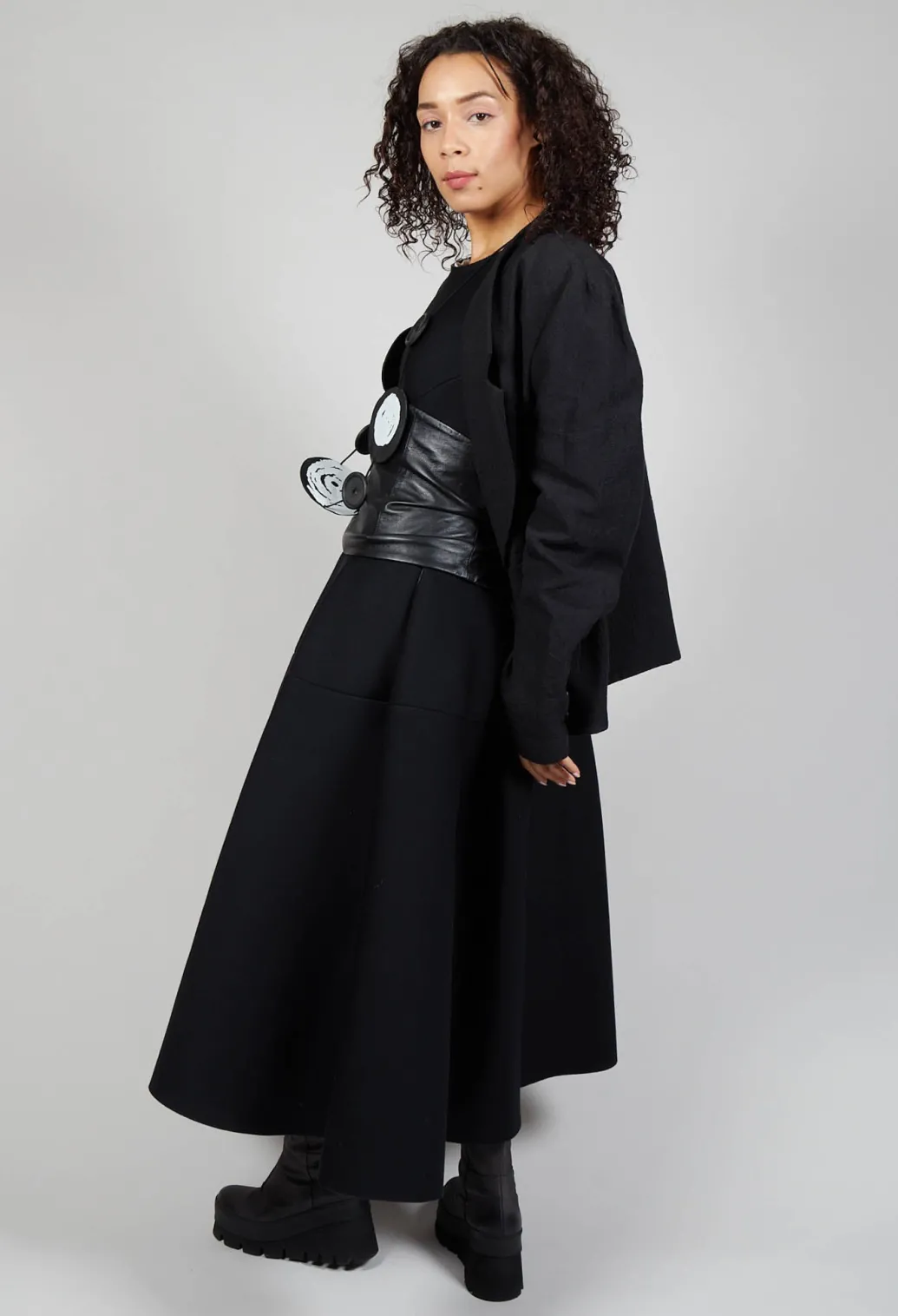 Double Lapel Blazer in Black