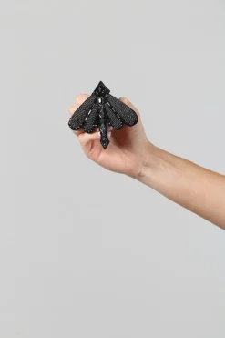 Dragonfly Brooch in Black