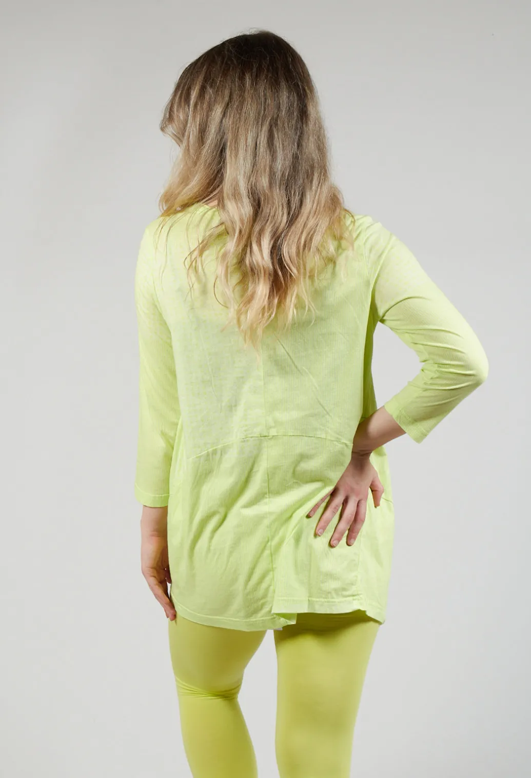 Draped Jersey Top in Sun Print