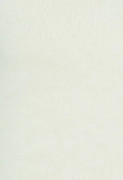 Draped Neck Top with Long Sleeves in Off White