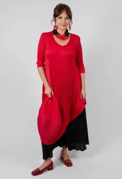 Draper Dress in Red