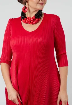 Draper Dress in Red