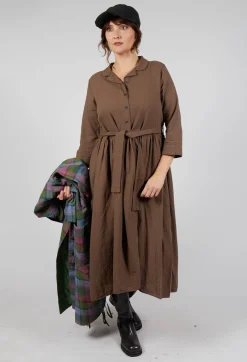 Dress Dalia in Brown