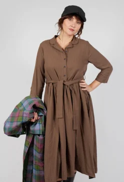 Dress Dalia in Brown