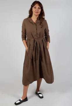 Dress Dalia in Brown