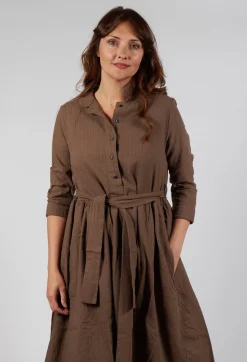 Dress Dalia in Brown