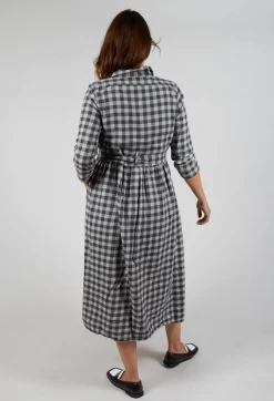 Dress Dalia in Grey Check