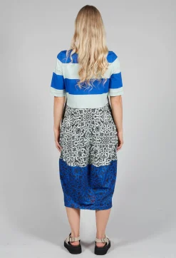 Dress Durga Sea Stripes Amparo Blue in Blue