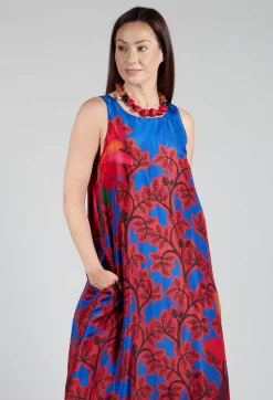 Dress Gardenia Blossom in Multicolour