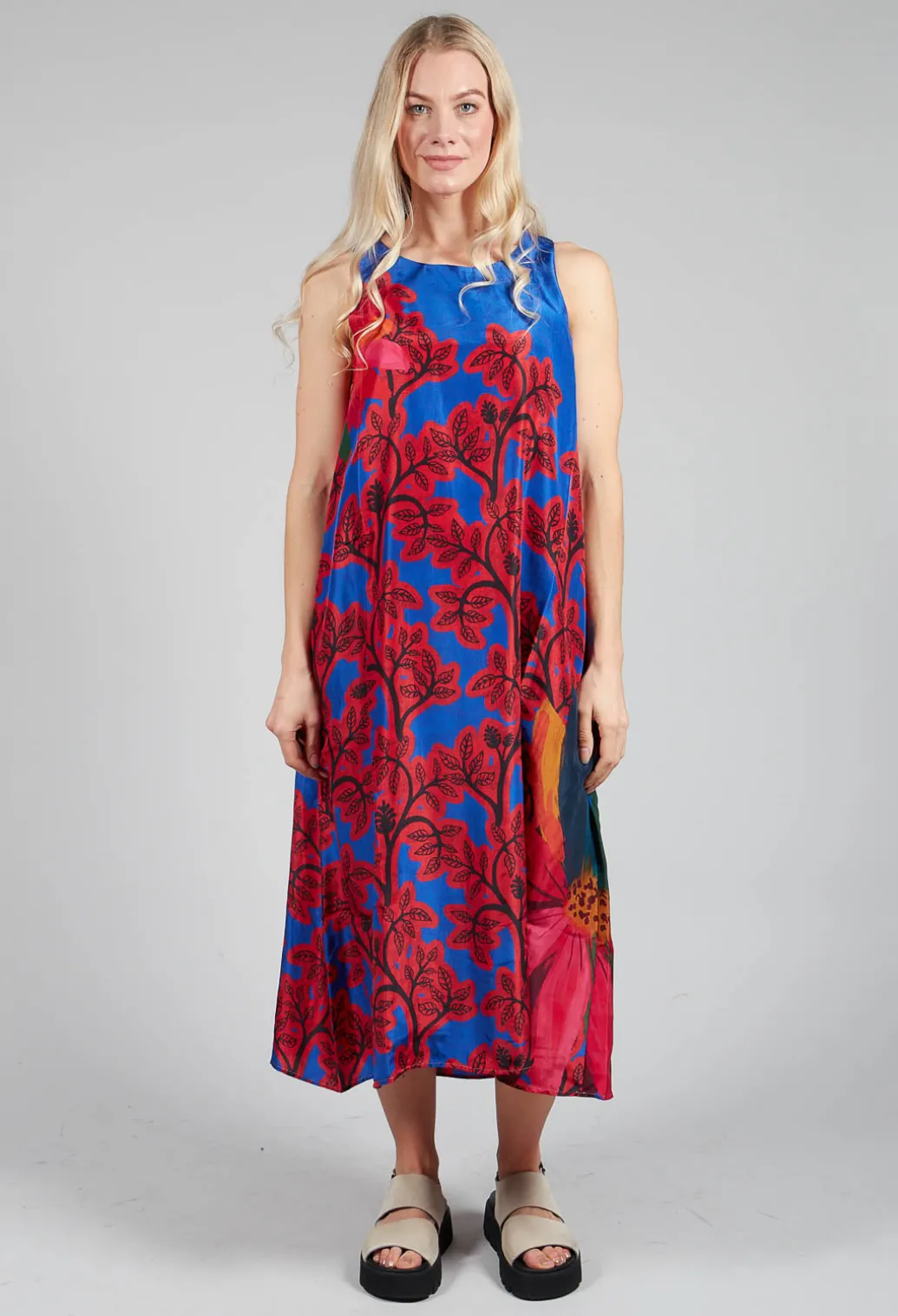 Dress Gardenia Blossom in Multicolour