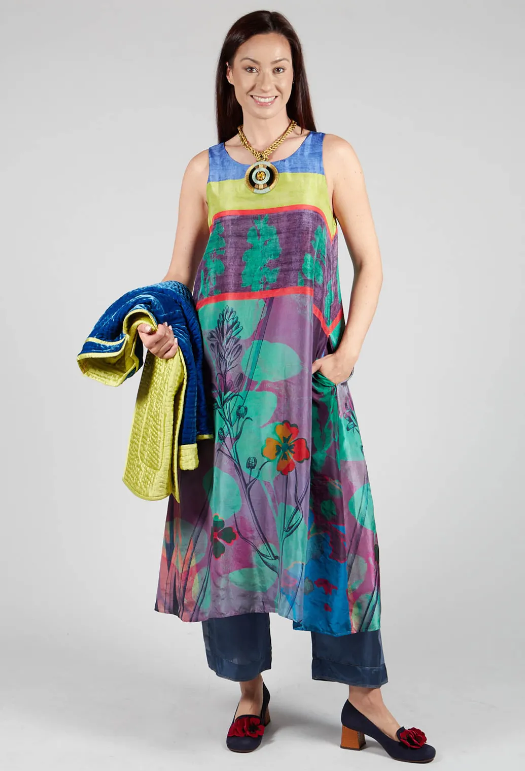 Dress Gardenia Eucalyptus in Multicolour