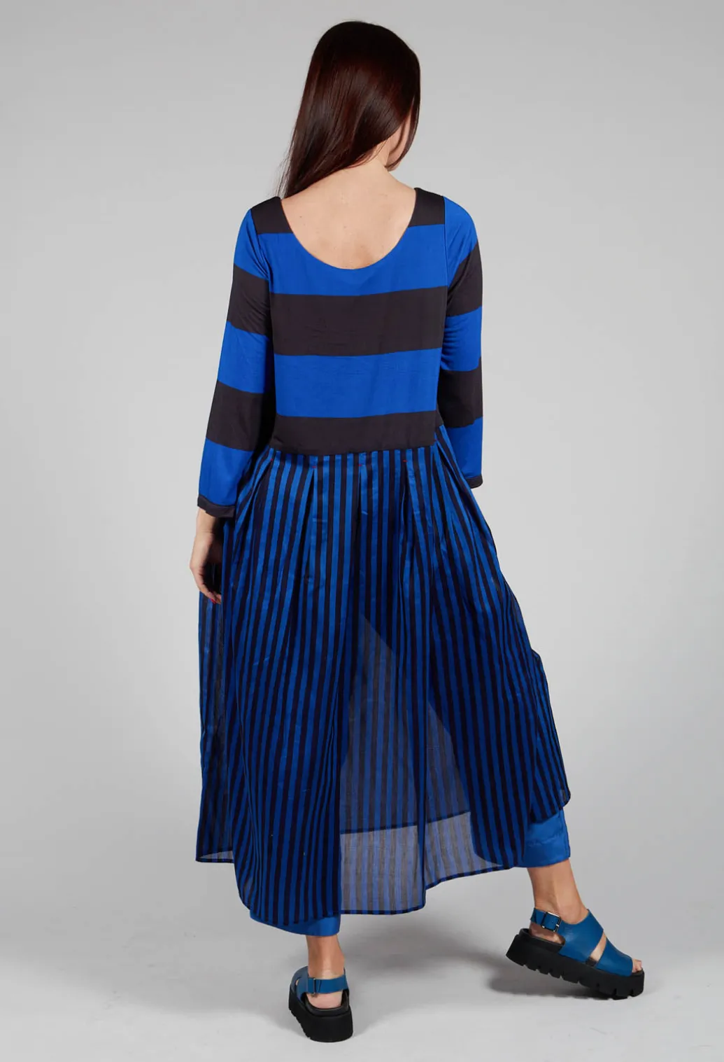 Dress Maxy Vichy Amparo Blue in Blue