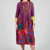 Dress Poppy Classic and Cuffs Blossom in Red