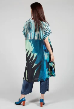 Dress Selkie Black Dongo in Blue