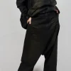 Drop Crotch Jeans in Fogged Camel Jean