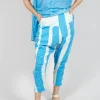 Drop Crotch Pull On Trousers in Malibu Print