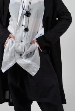 Drop Crotch Trouser in Black