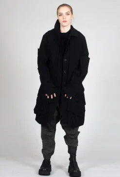 Drop Crotch Trousers in Camp Print