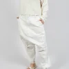 Drop Crotch Trousers in Galaxy Paint