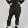 Drop Crotch Trousers in Jungle Print