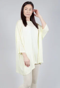 Drop-Shoulder Flow Blouse in Lilly 50% Cloud