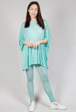 Drop-Shoulder Flow Blouse in Tulip 50% Cloud