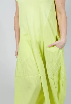 Dual Fabric T Shirt Dress in Sun Print