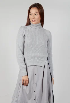 Dual Jumper Shirt Dress in Perla