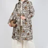 Duchesse Dust Coat in Botanic Zebra Print