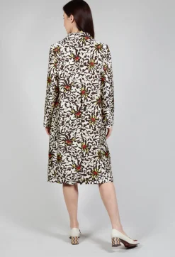 Duchesse Dust Coat in Botanic Zebra Print