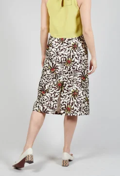 Duchesse Skirt in Botanic Zebra Print