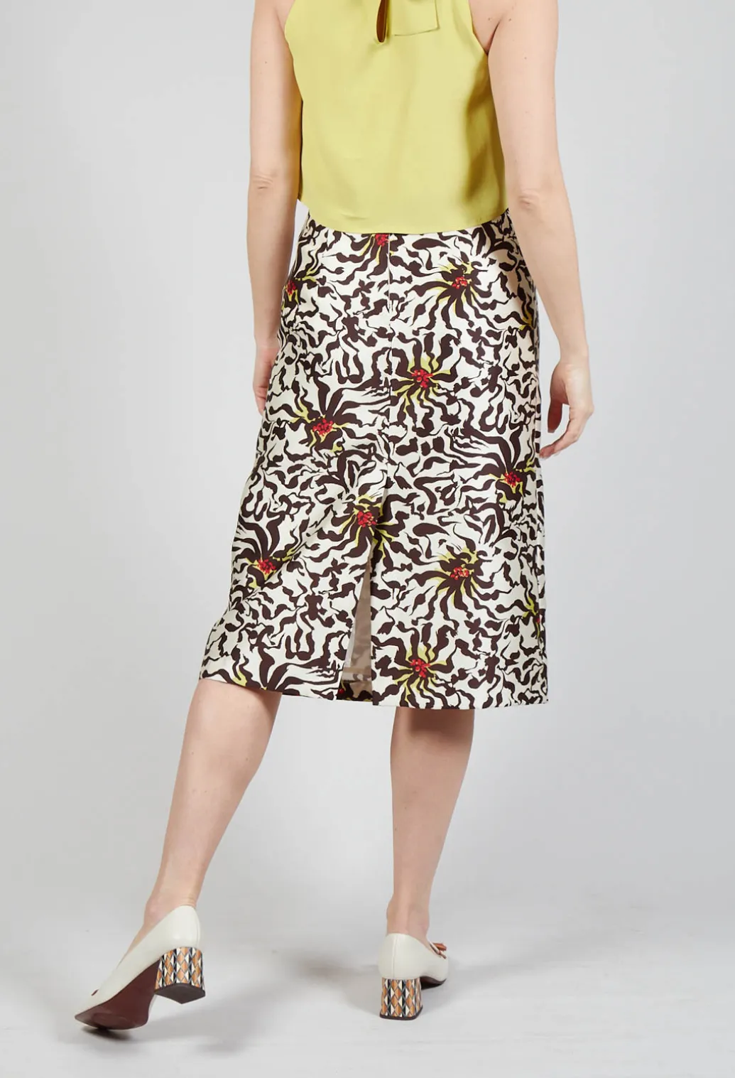 Duchesse Skirt in Botanic Zebra Print