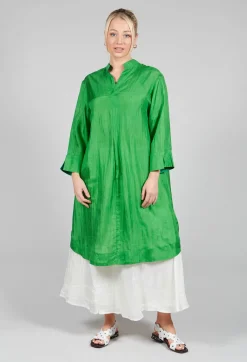 Dunia Dress in Dark Green