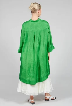 Dunia Dress in Dark Green