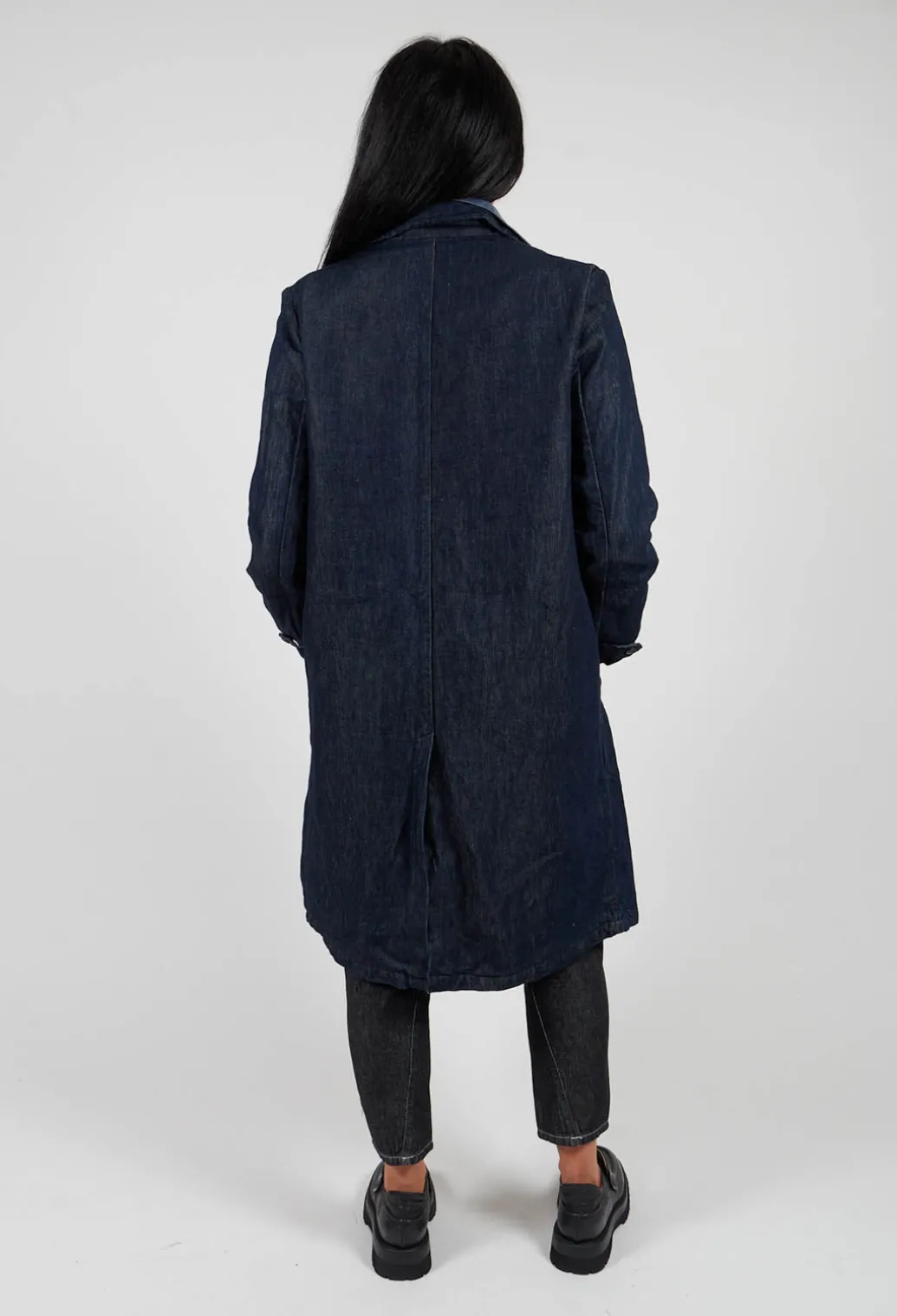 Duster Coat in Indigo