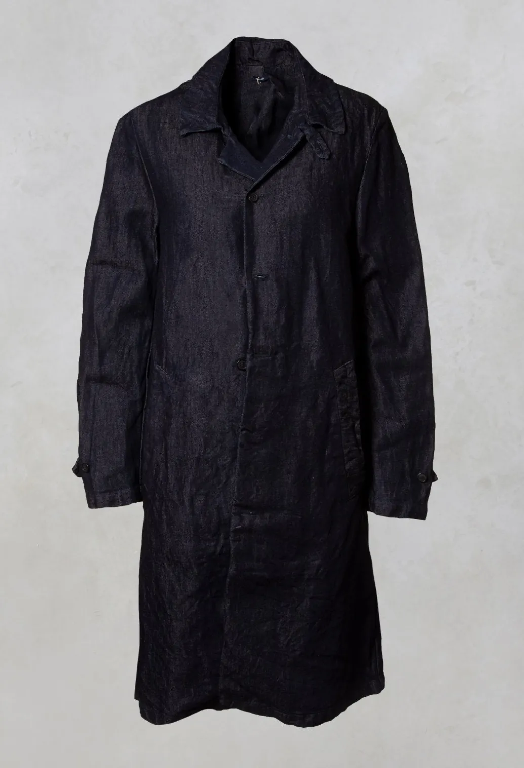 Duster Coat in Indigo