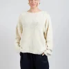 Edad Knitted Jumper in Grandpa Ecru