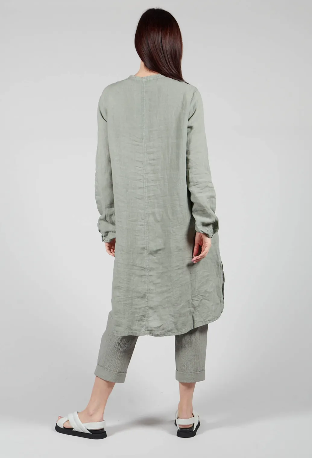 Ede Dress in Eucalyptus