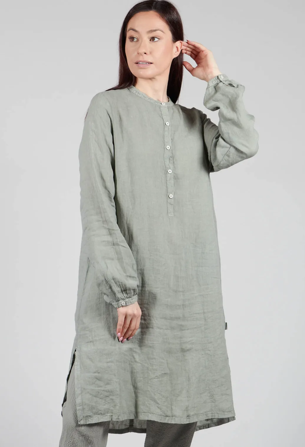 Ede Dress in Eucalyptus