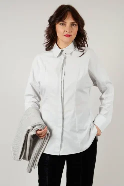 Edi Blouse in Fog