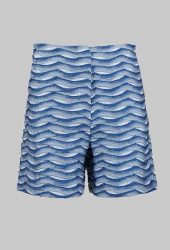 Edig Shorts in Grey Blue