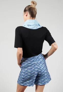 Edig Shorts in Grey Blue