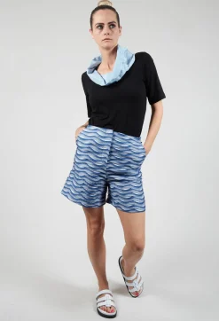 Edig Shorts in Grey Blue