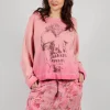EF Star App Richi Sweatshirt in Sunfaded Azalea
