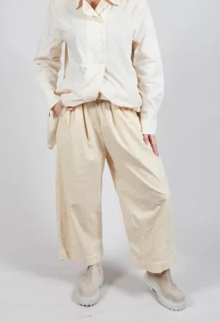 Elasticated Culottes in Cream